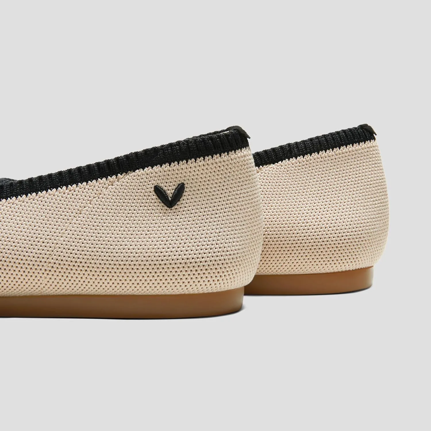 VIVAIA Aria 5 Classic Women's Flats Slip on Pointed-Toe Flats Shoes with Arch Support Counter Padding Washable Ballet Shoes for Work
