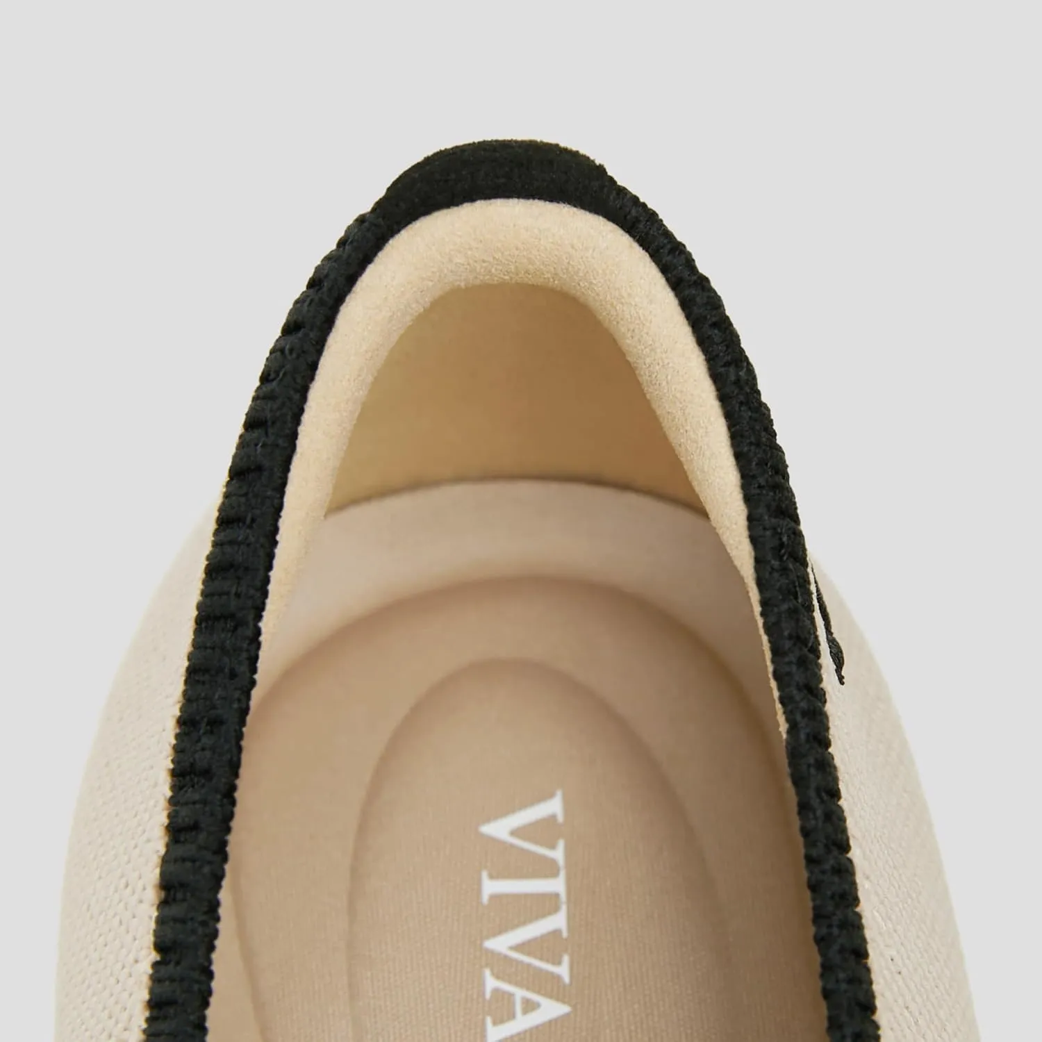 VIVAIA Aria 5 Classic Women's Flats Slip on Pointed-Toe Flats Shoes with Arch Support Counter Padding Washable Ballet Shoes for Work