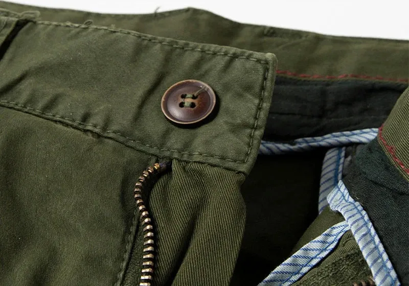 West Louis Fashion Cotton Multi-Pocket Army Tactical Shorts
