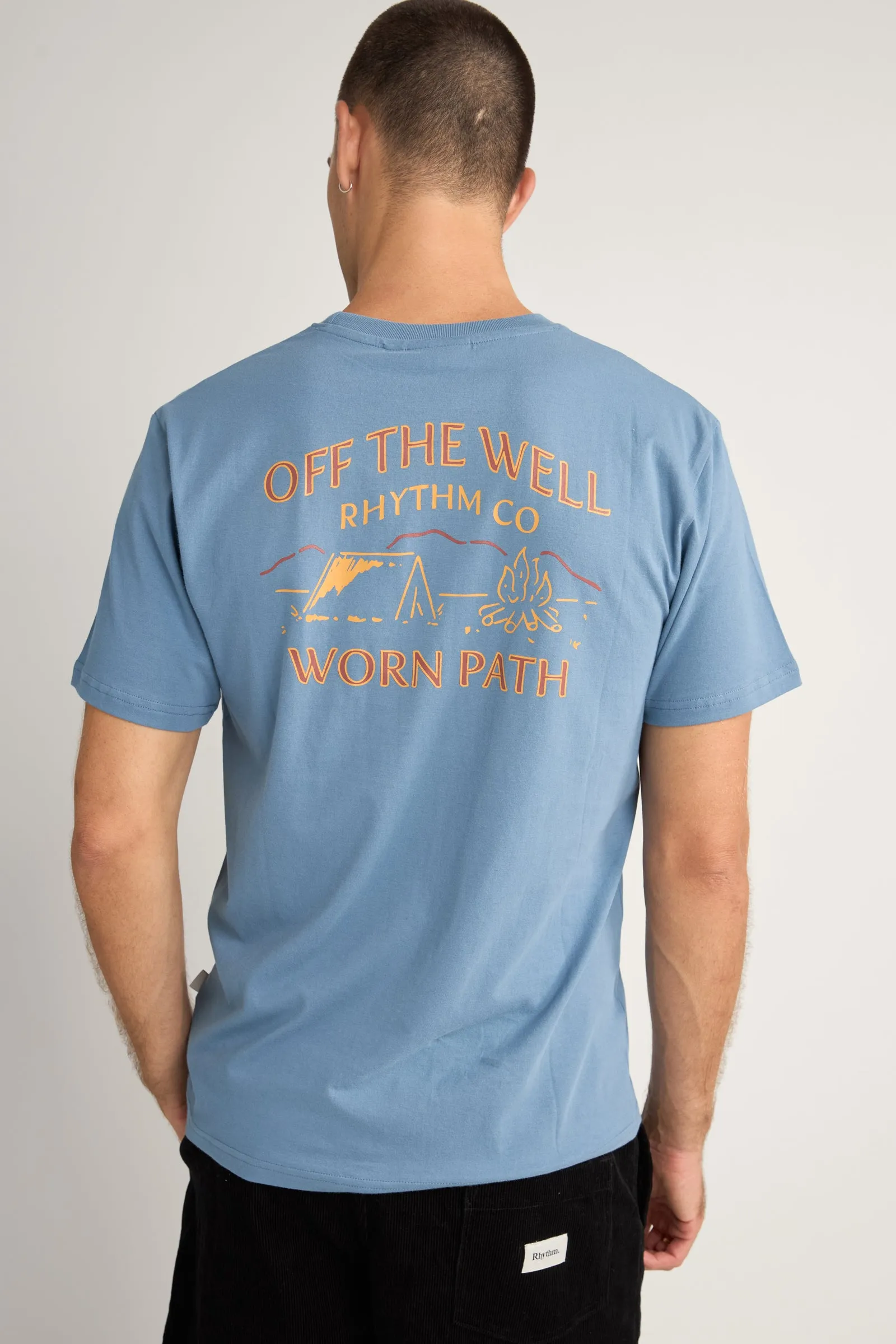 Wilderness Ss T Shirt Vintage Blue