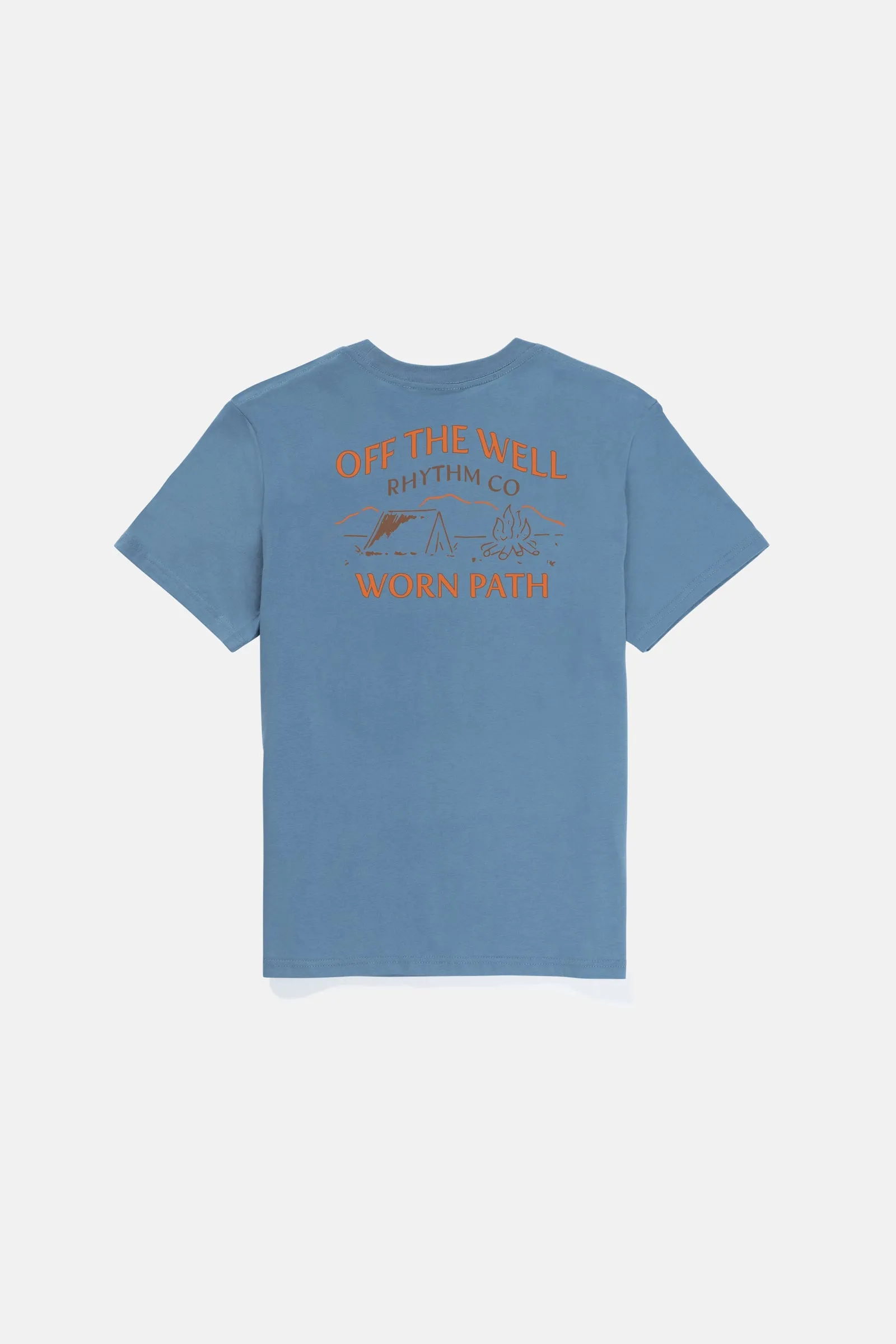Wilderness Ss T Shirt Vintage Blue