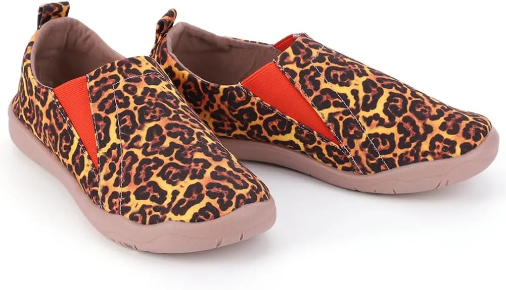 Women's Art Painted Casual Loafers Lightweight Slip On Canvas Walking Shoes Casual Flat Shoes Comfortable Boat Shoes Ladies Travel Shoes