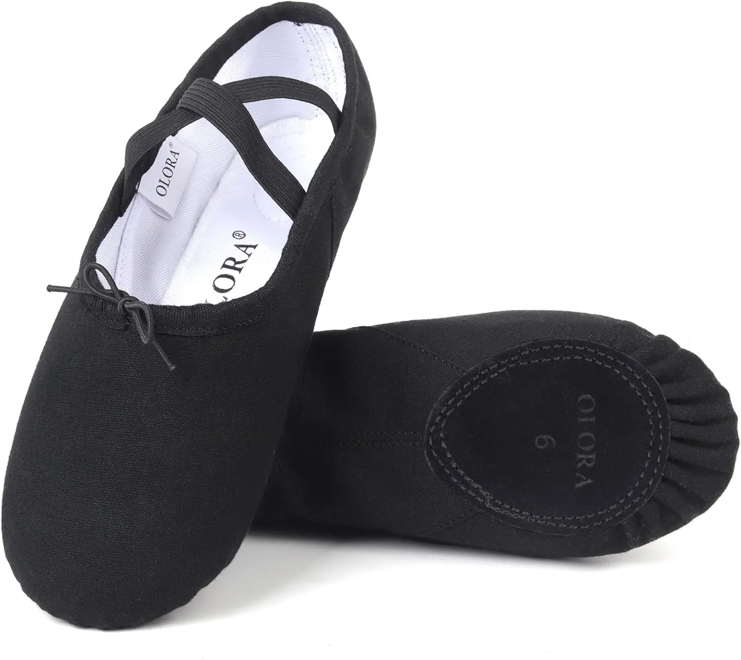 Women's Ballet Shoes Canvas Dance Slippers Yoga Practice Shoes for Girls/Adults