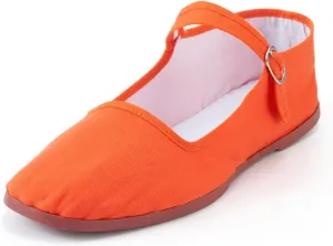 Womens Classic China Flats, Casual China Doll Shoes, Cotton Mary Janes, Chinese Tai Chi Shoes