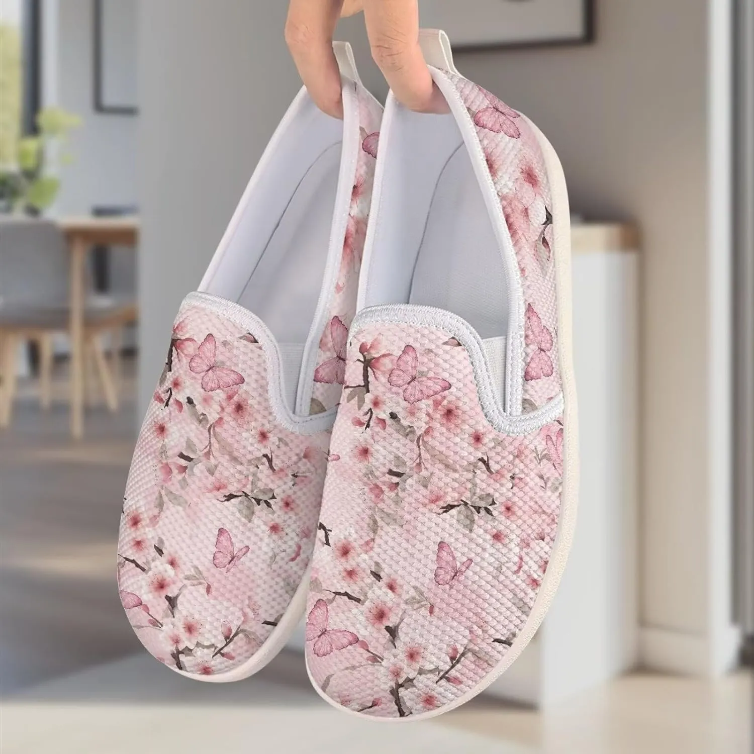 Women's Fashion Sneakers Casual Slip On Tennis Shoes Arch Support Walking Shoes for Women