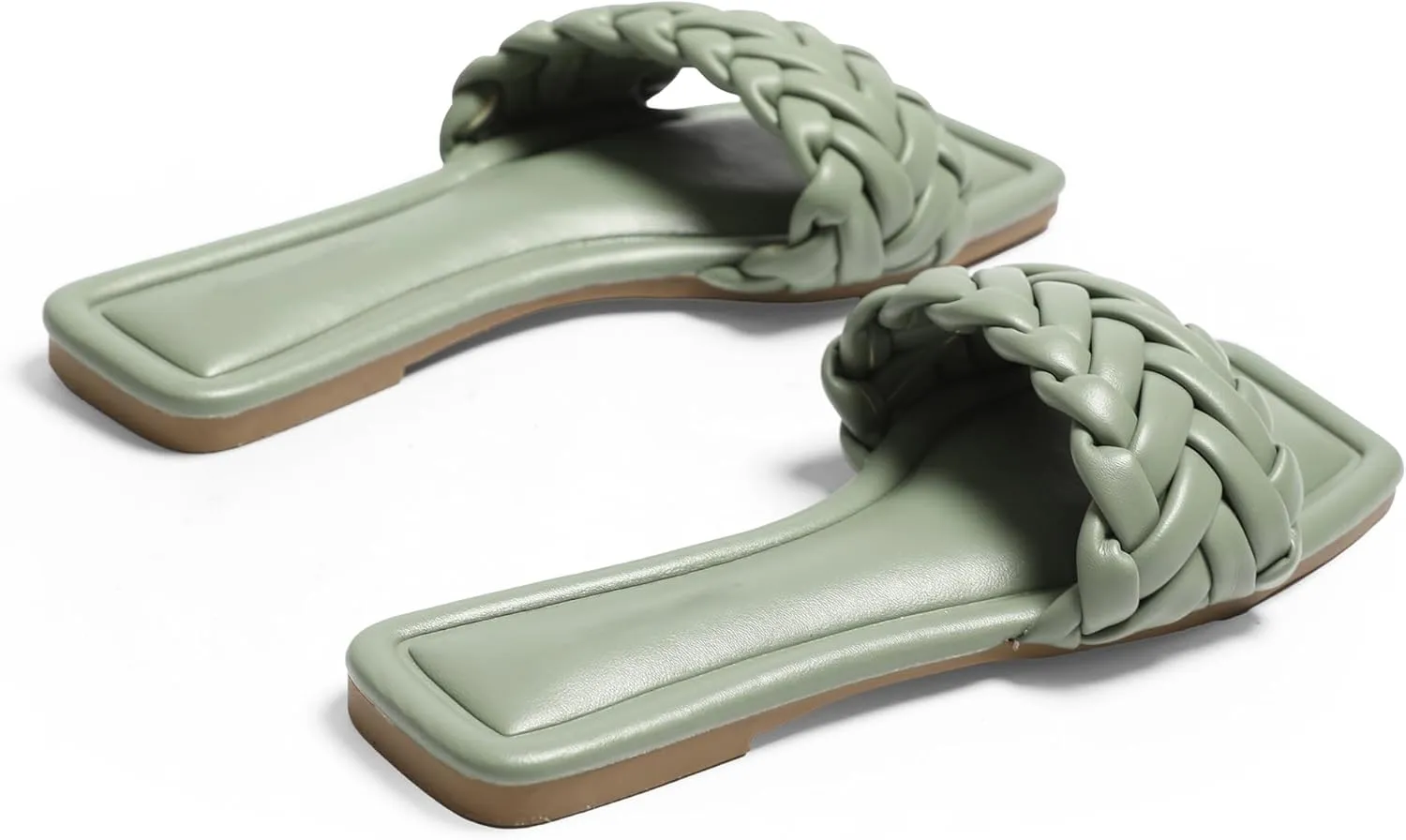 Womens Flat Sandals Dressy Sandals Comfort Slide Black Brown White Sandals Size 5-10