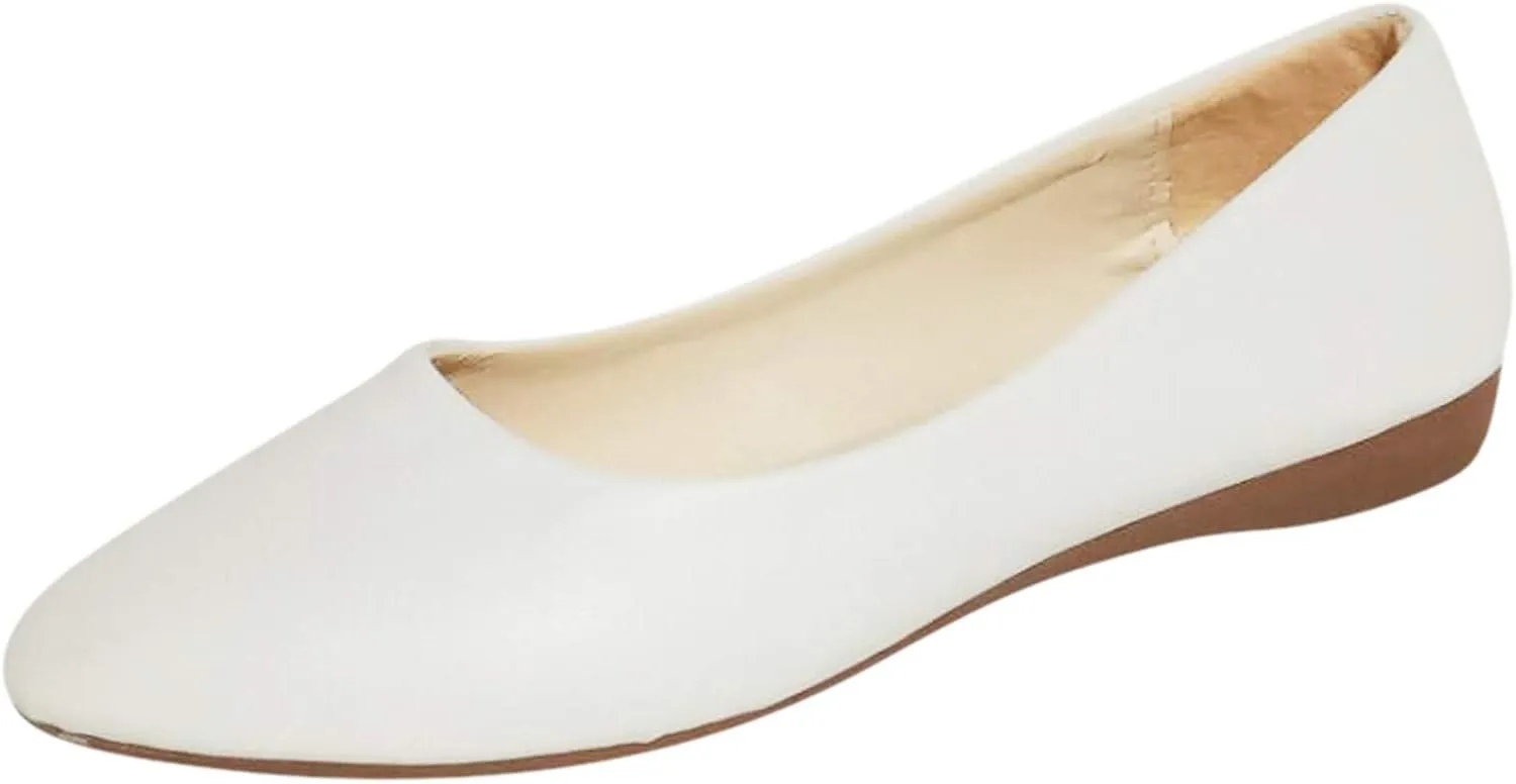 Women's Flats Comfortable Dressy Mesh Slip on Flat Shoes Slippers for Travel Wedding Work Flats Office Shoes
