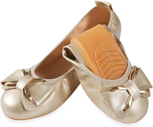 Women's Flats Shoes Ballet Flats Dress Shoes Comfortable Bow PU Leather Slip on Casual Shoes for Women