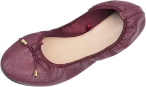 Women's Foldable Driving Shoes Portable Ballet Flats Wedding Guest Footwear Slip-On Shoes for Wedding, Travel, Work & Driving