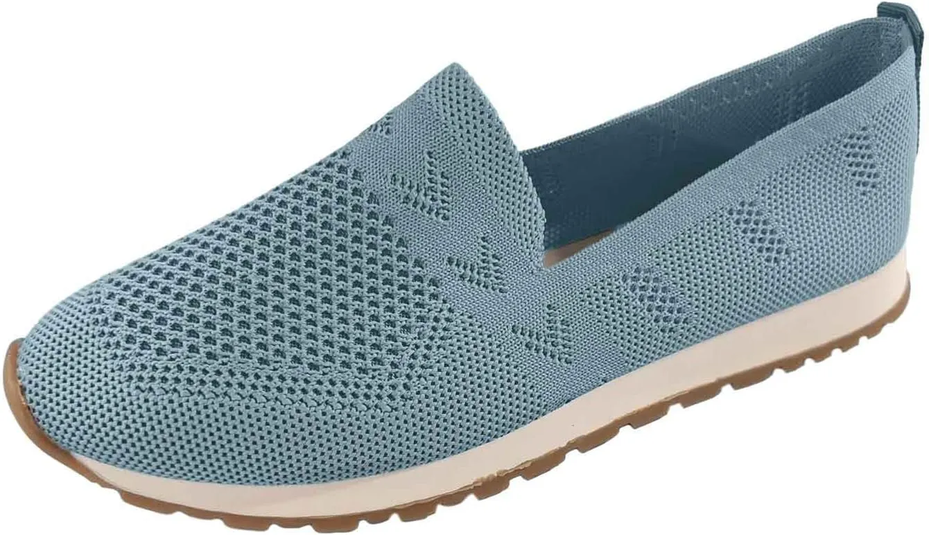 Women's Slip On Travel Soft Sole Comfortable Shoes Outdoor Solid Mesh Fashion Business Casual Shoes for Women Wedges