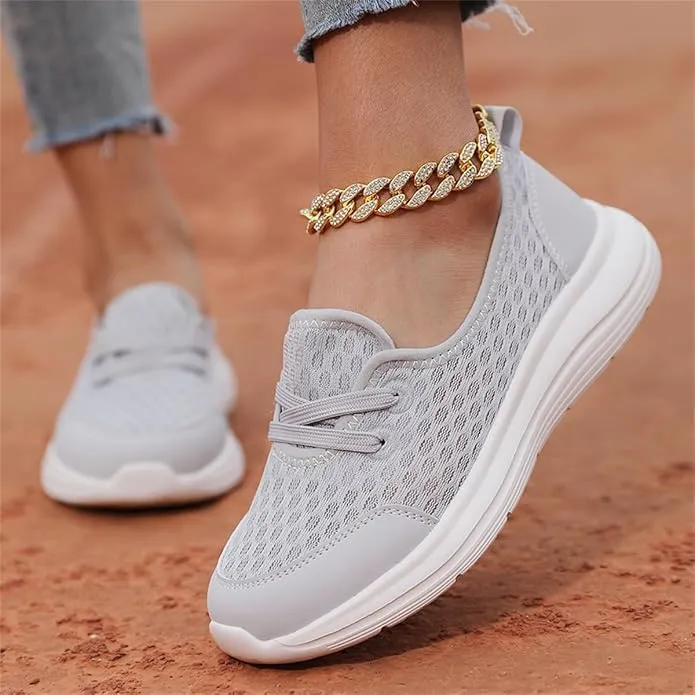 Women's Soft Sole Mesh Comfort Orthopedic Shoes -Breathable Slip-On Flat Walking Shoes,Walking Comfort