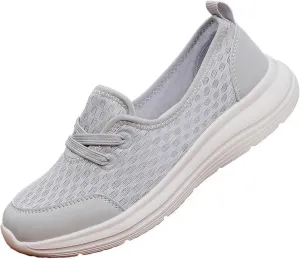 Women's Soft Sole Mesh Comfort Orthopedic Shoes -Breathable Slip-On Flat Walking Shoes,Walking Comfort