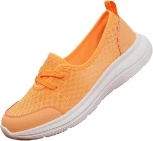 Women's Soft Sole Mesh Comfort Orthopedic Shoes -Breathable Slip-On Flat Walking Shoes,Walking Comfort