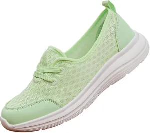 Women's Soft Sole Mesh Comfort Orthopedic Shoes -Breathable Slip-On Flat Walking Shoes,Walking Comfort