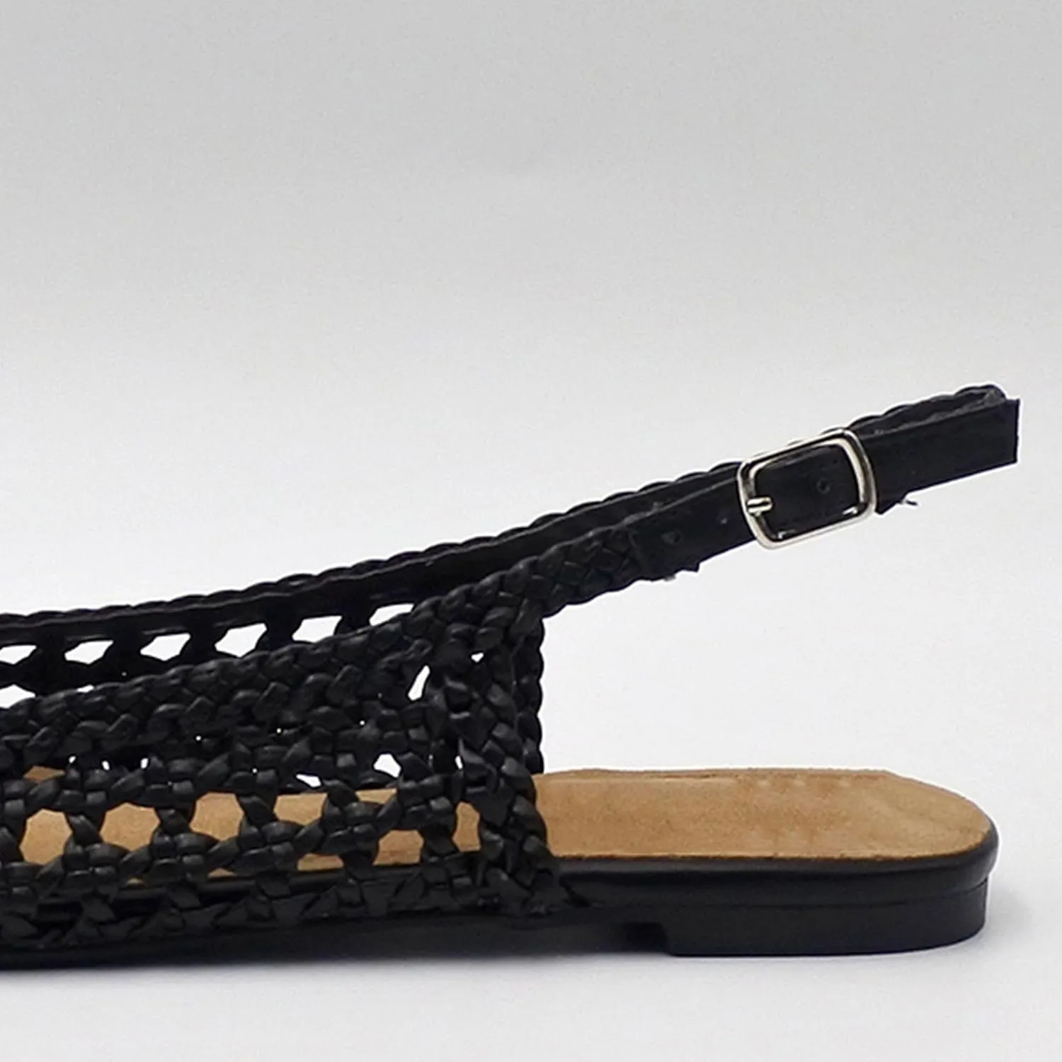 Woven Slingback Flats for Women Adorably Cute with Round Toe, Stylishly Elegant