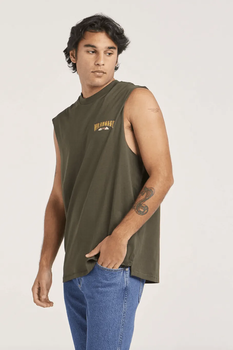 WRANGLER WINGS MUSCLE - DARK SLATE
