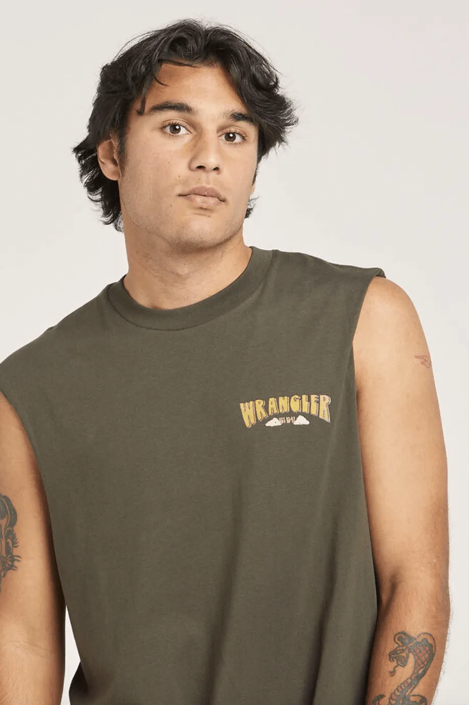 WRANGLER WINGS MUSCLE - DARK SLATE