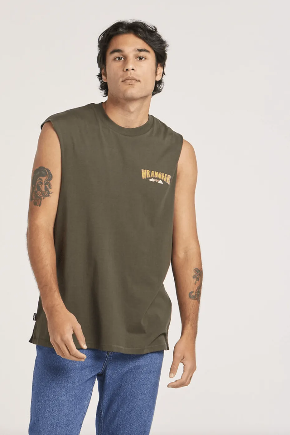 WRANGLER WINGS MUSCLE - DARK SLATE