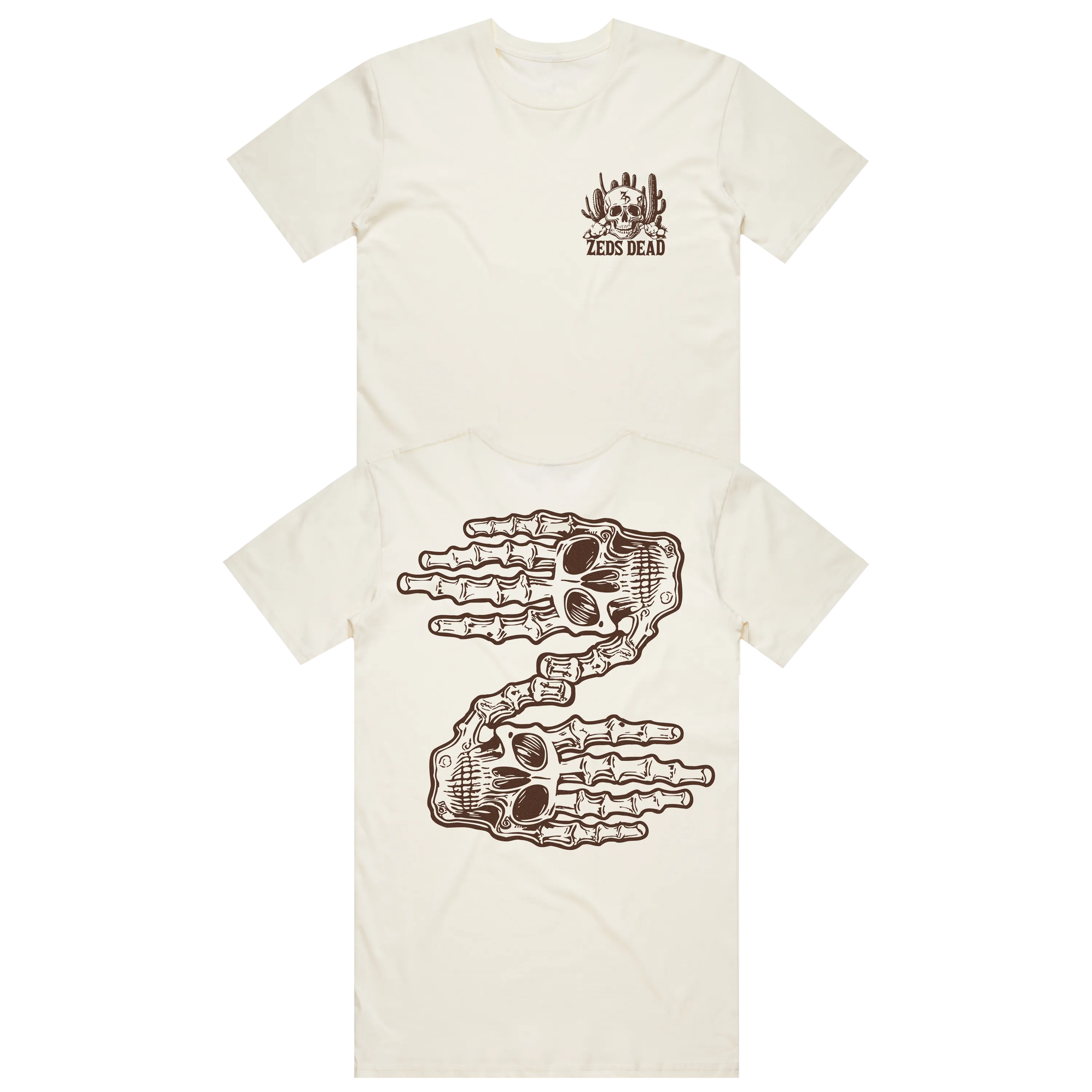 Zeds Dead - Dry Hands - Natural Tee